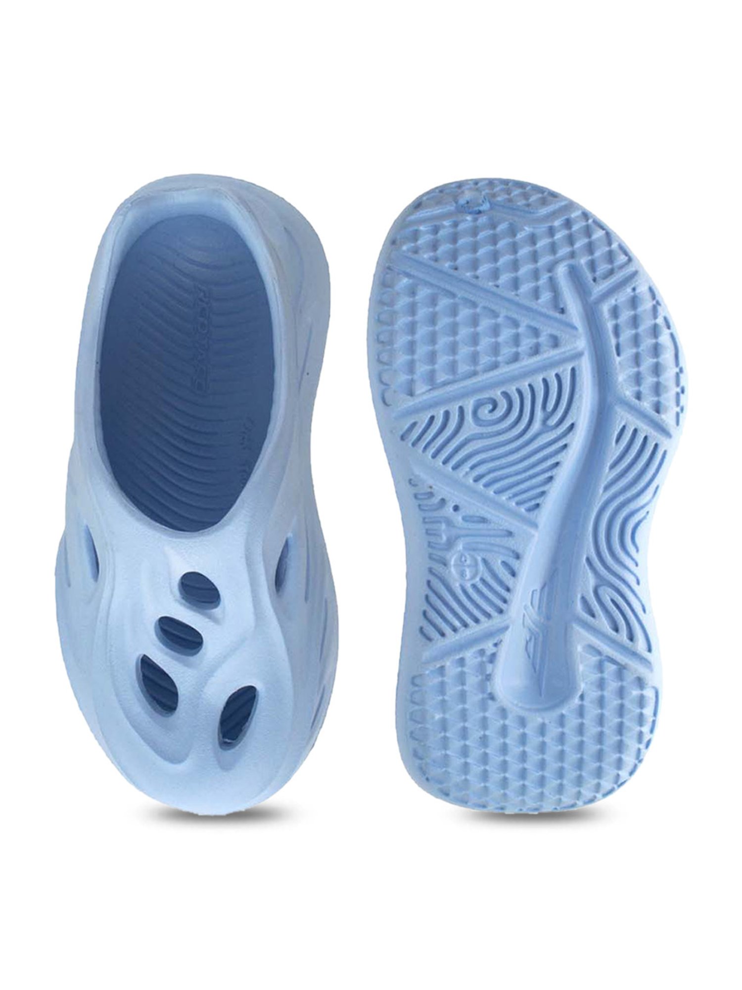 Red Tape Kids Sky Blue Back Strap Clogs