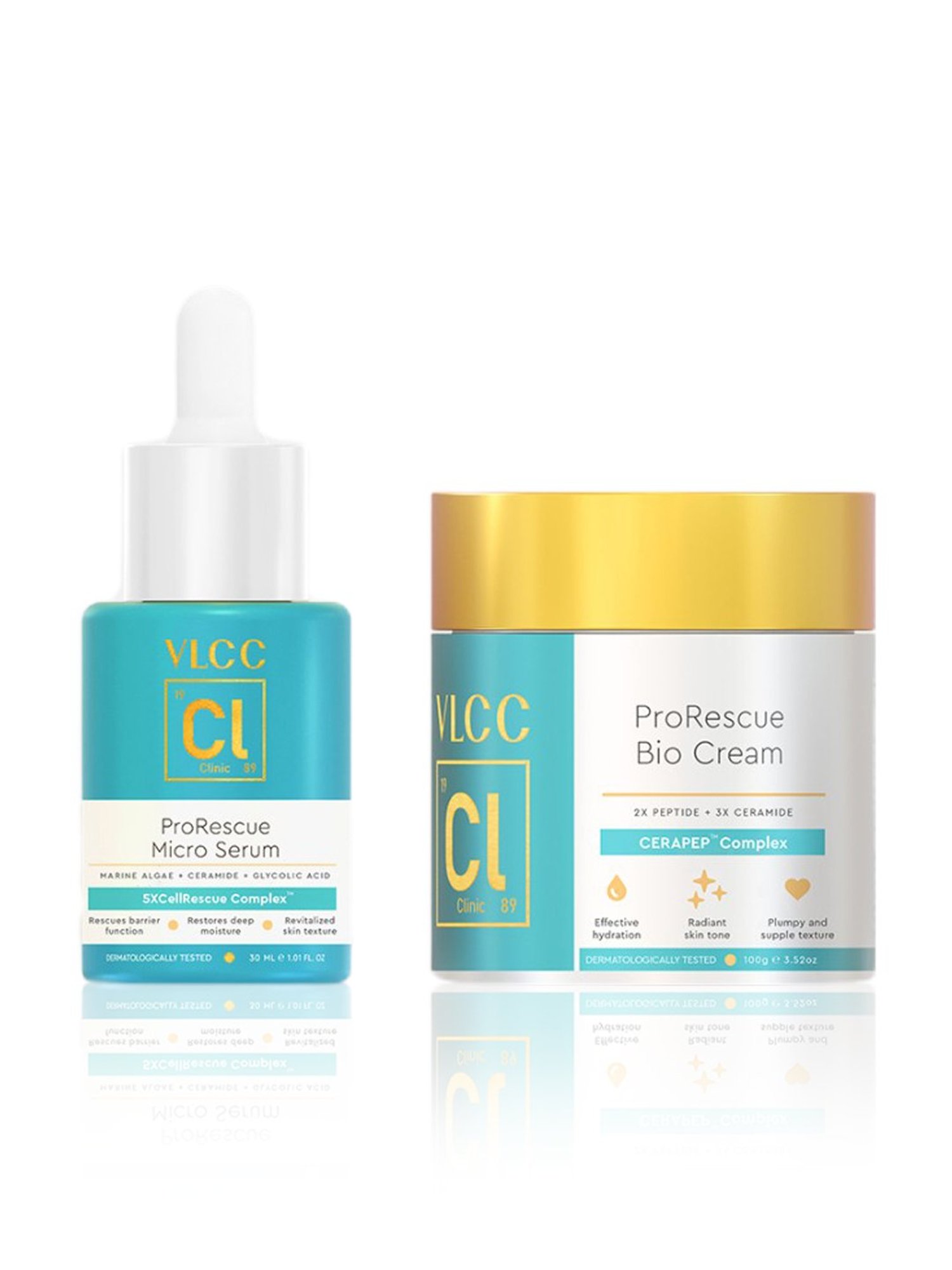 VLCC Clinic ProRescue Micro Serum & Bio Cream Combo
