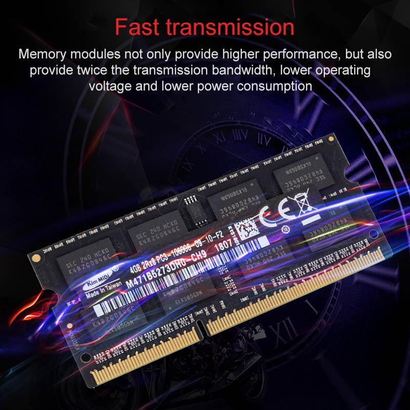 MemoryMasters 2GB DATARAM DDR2 PC2-4200 PC2-4300 CL4 1.8V 2RX8 200 PIN SO DIMM MEMORY RAM