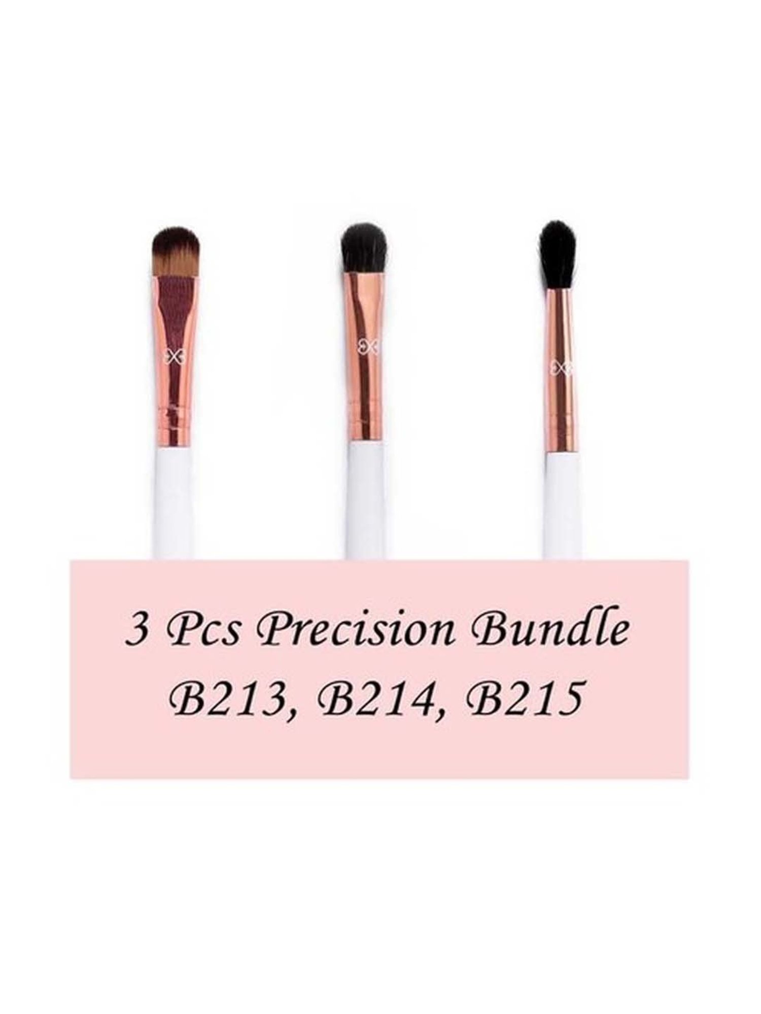 Boujee beauty Precision Eye Brush Bundle - 3 Pcs