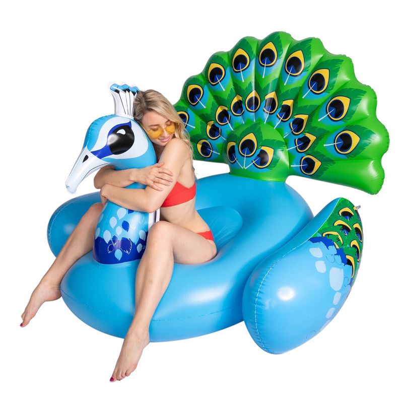 Swimline 24" Ladybug Inflatable Children's 1-Person Swimming Pool Ring Tube Pool Float - Red/Black