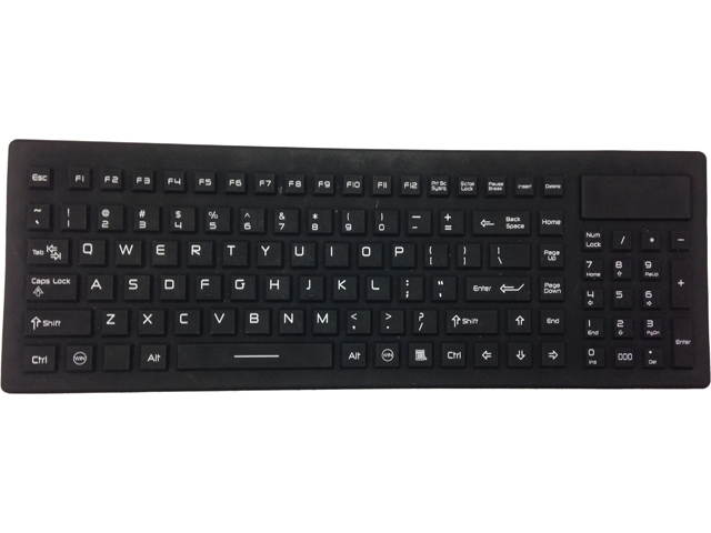 SolidTek KB-WKB830 Black Keyboard