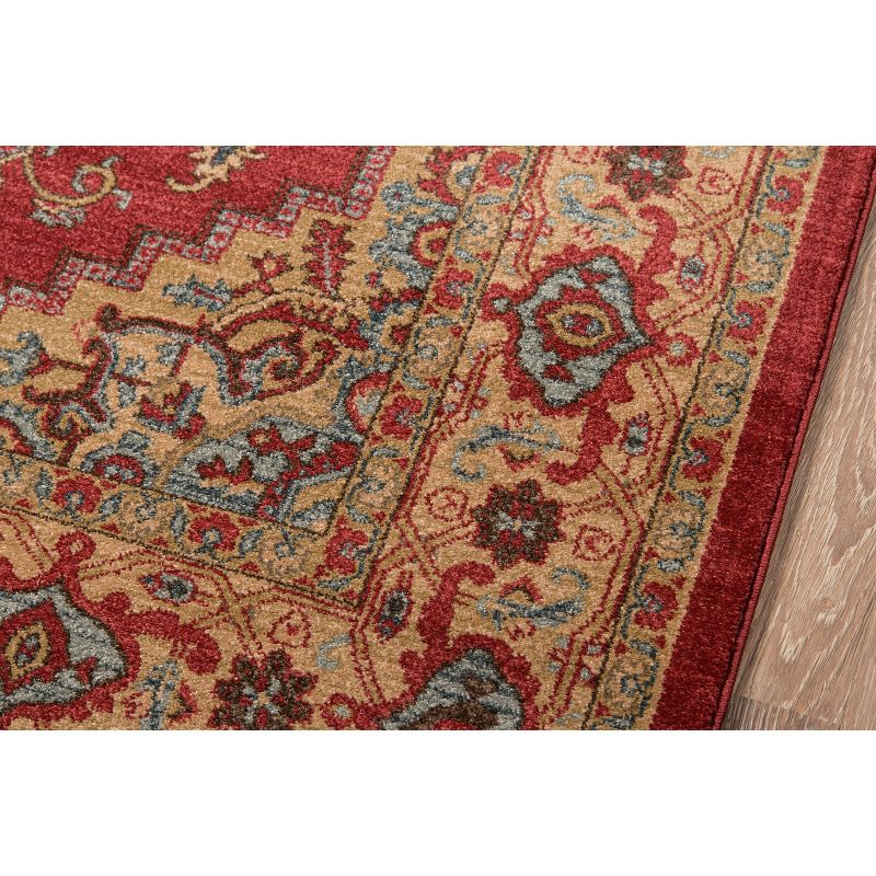 2'3"X7'6" Medallion Runner Red - Momeni