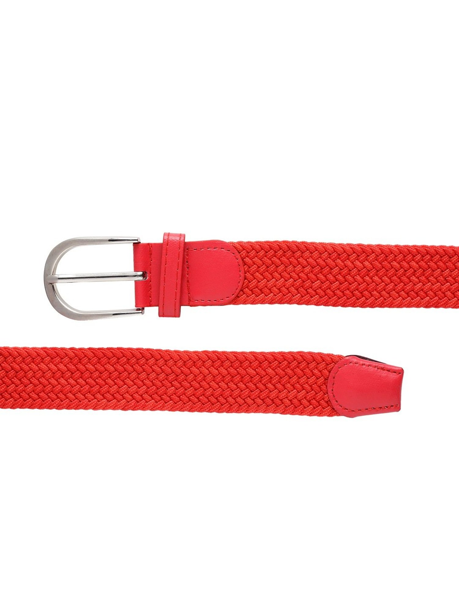 Apsis Red Canvas Waist Belt for Unisex