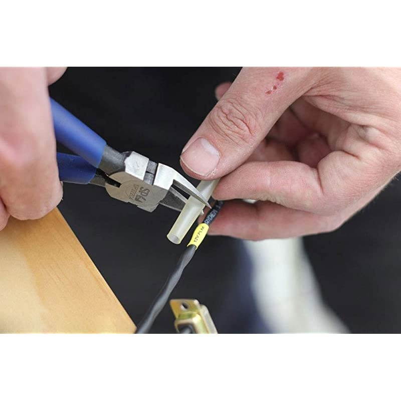 Pack Replacement DYMO 18052 Industial Black on Yellow Heat Shrink Tube Labels 14 Heat Shrink Tubing Compatible with DYMO Rhino 5200 4200 5000 6000 Label Maker