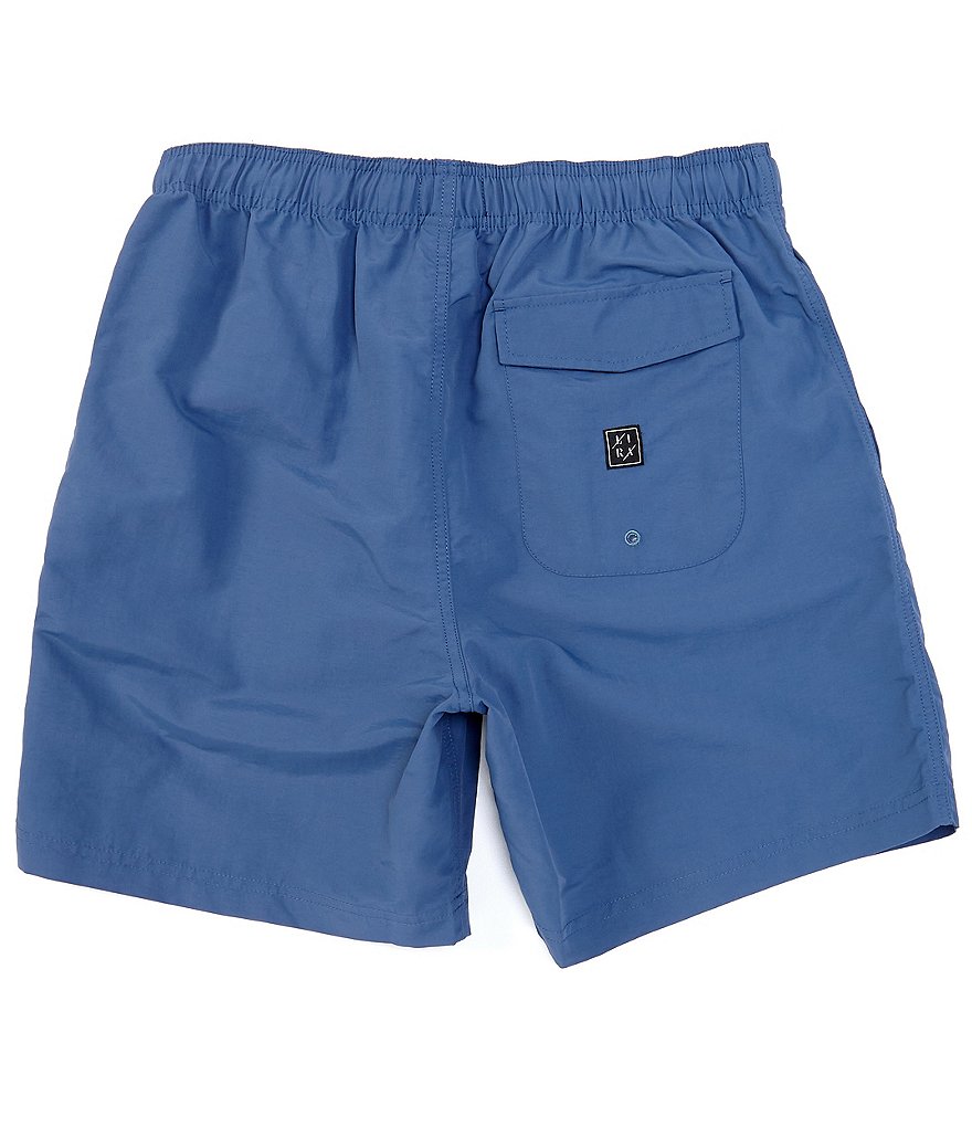 Lira Clothing 18#double; Outseam Elastic Waist Court Nylon Shorts