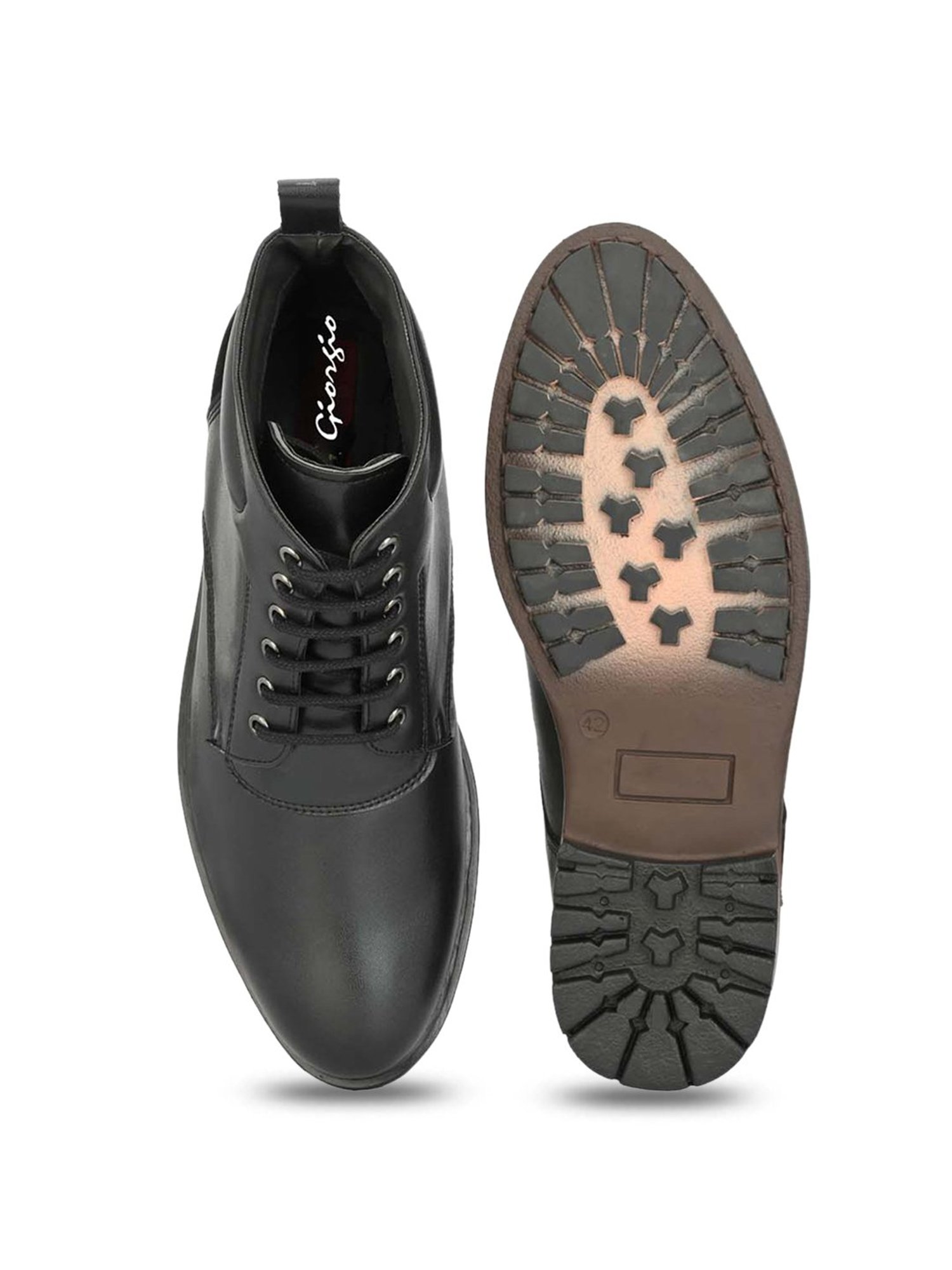 Giorgio Men's Black Derby Boots