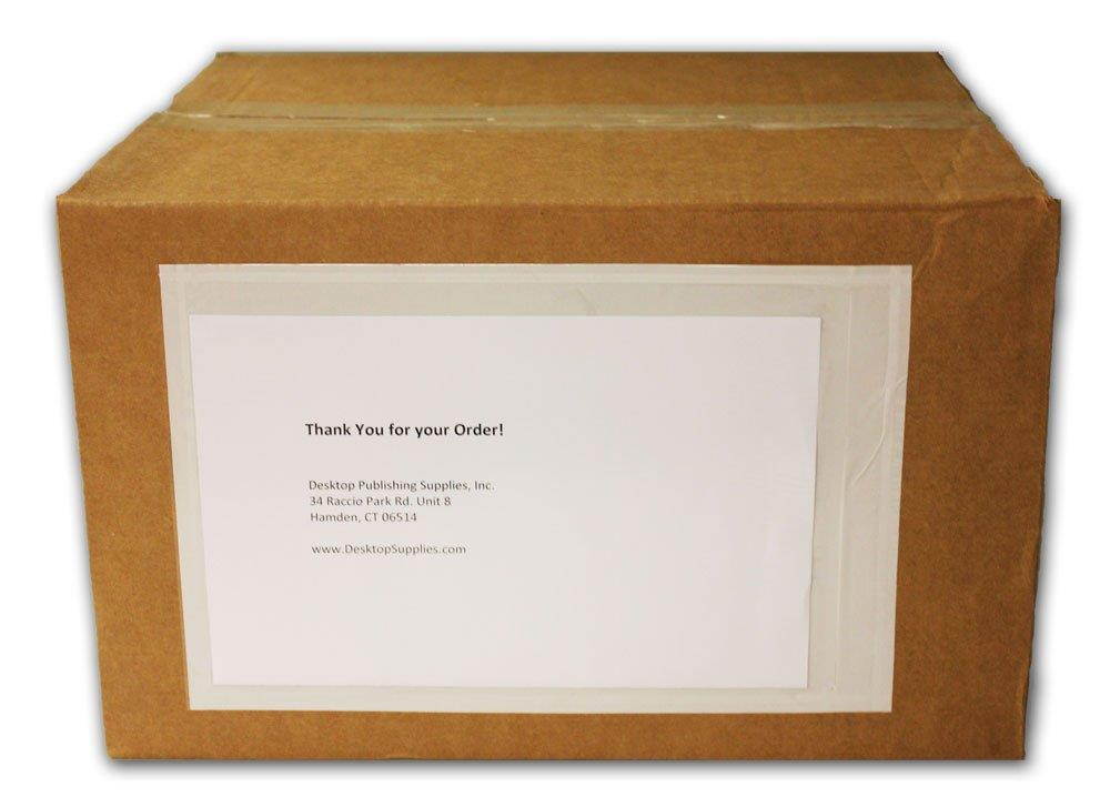 6" x 9" Clear Plastic Adhesive Packing List Mailing / Shipping Envelope Pouch - 100 Pieces