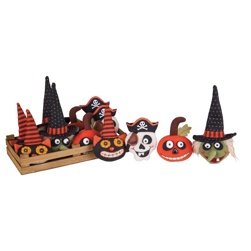 Gallerie II Halloween Pals In Crate Ornament A/12