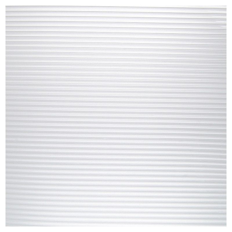 Con-Tact Brand Grip Premium Non-Adhesive Shelf Liner- Ribbed Clear (18''x 4')