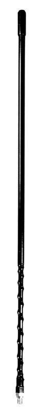 2' 3/8X24 THREAD FIBERGLASS ANTENNA (BLACK)
