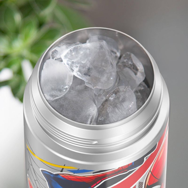 Disney Spider-Man 22oz Plastic Flip Top Tumbler with Strap Red