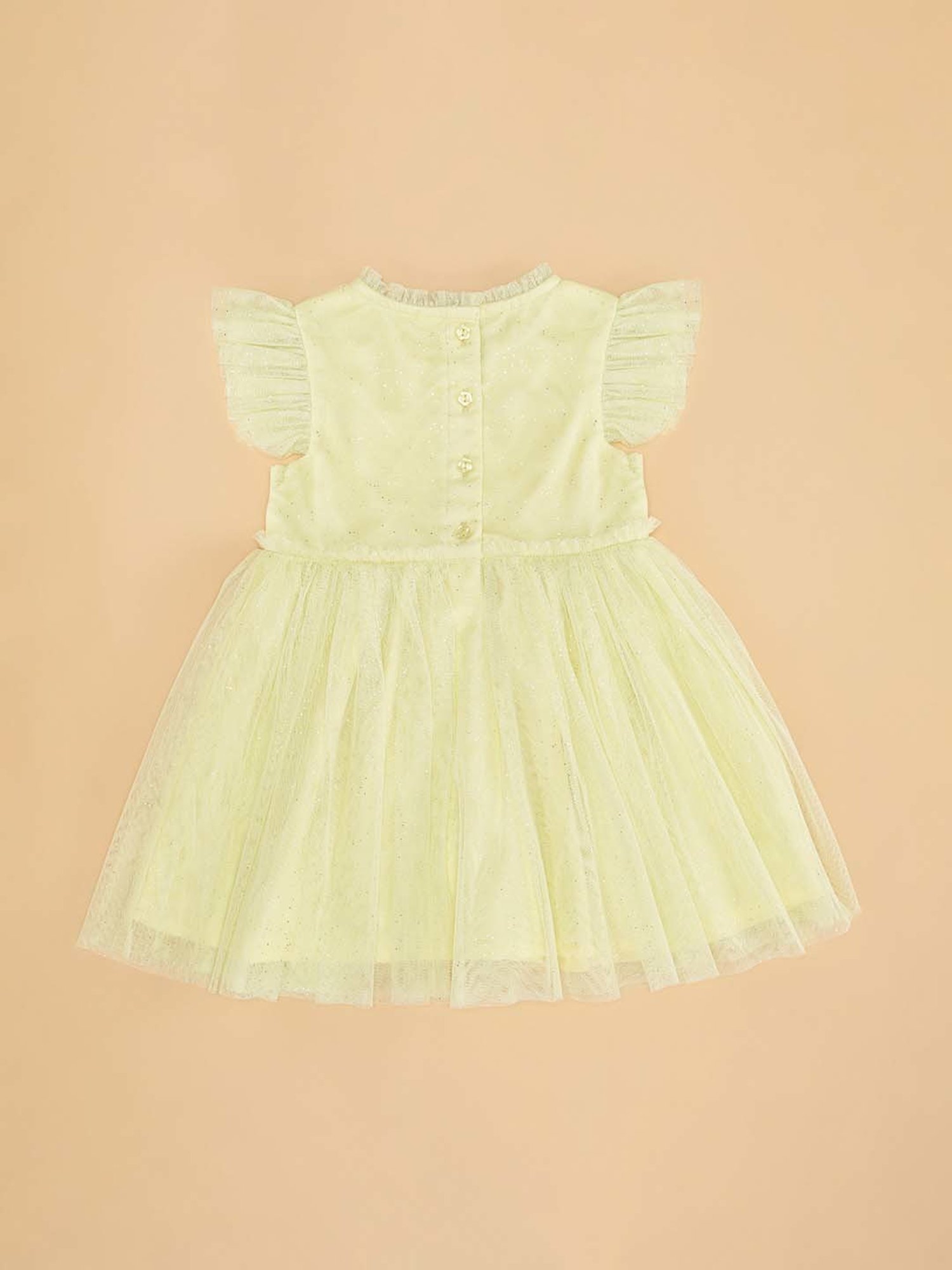 Nauti Nati Kids Blue Embroidered Dress