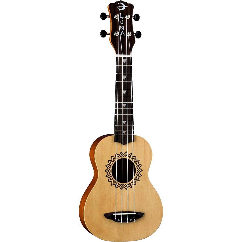 Luna Guitars Vintage Spruce Soprano Ukulele Satin Natural