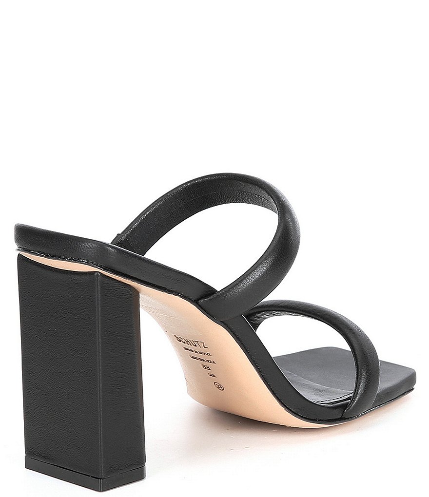Schutz Ully Leather Slip-On Sandals