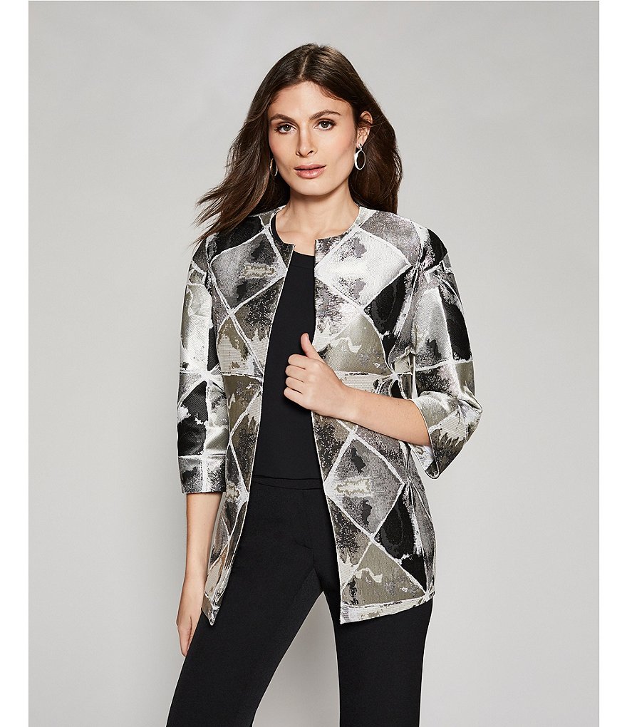 Anne Klein Stretch Crepe Slim Straight Leg Ankle Pants