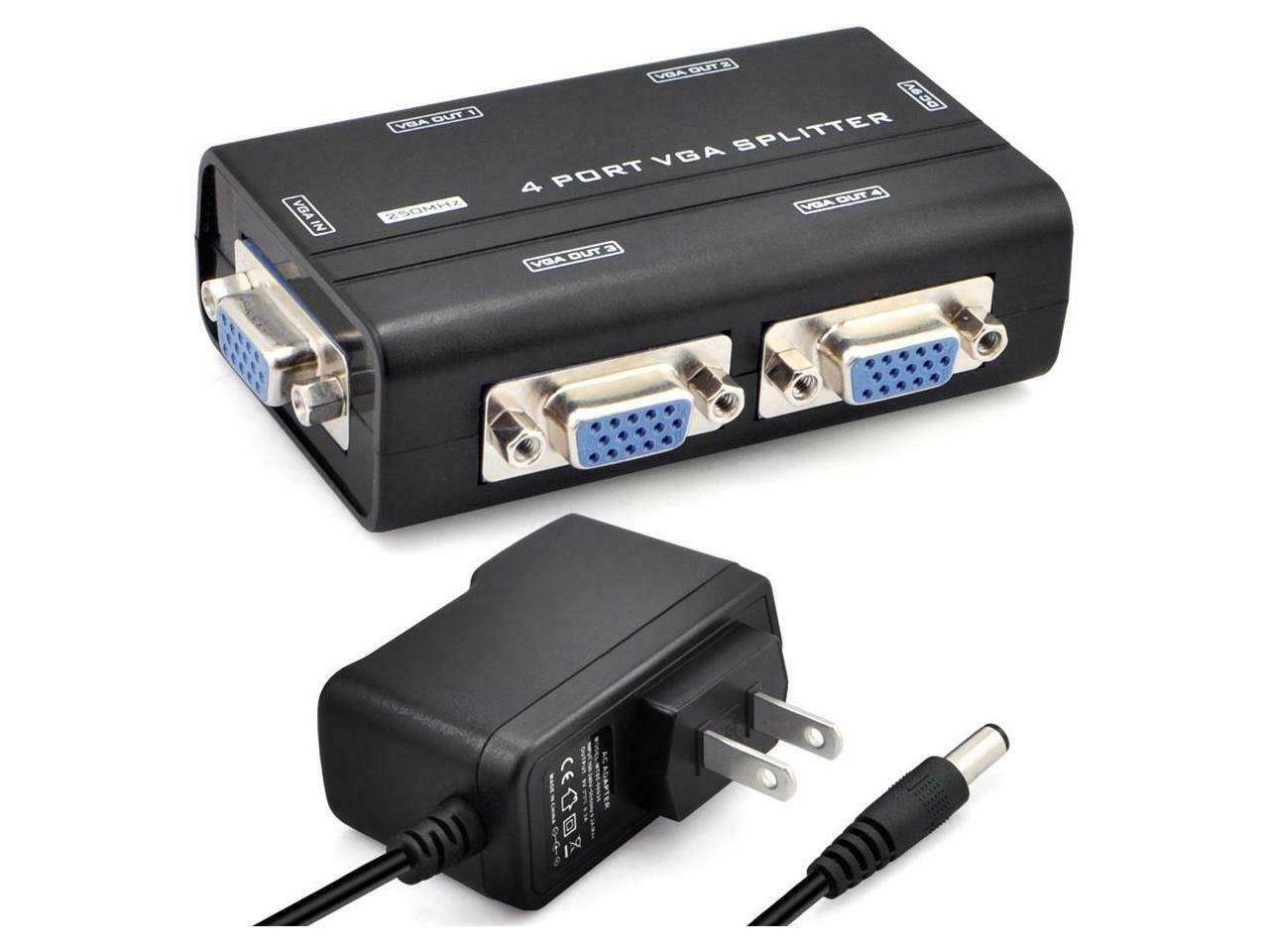 HDMI to VGA 5 Pack  GoldPlated HDMI to VGA Adapter Male to Female for Computer Desktop Laptop PC Monitor Projector HDTV Chromebook Raspberry Pi Roku Xbox and More Black