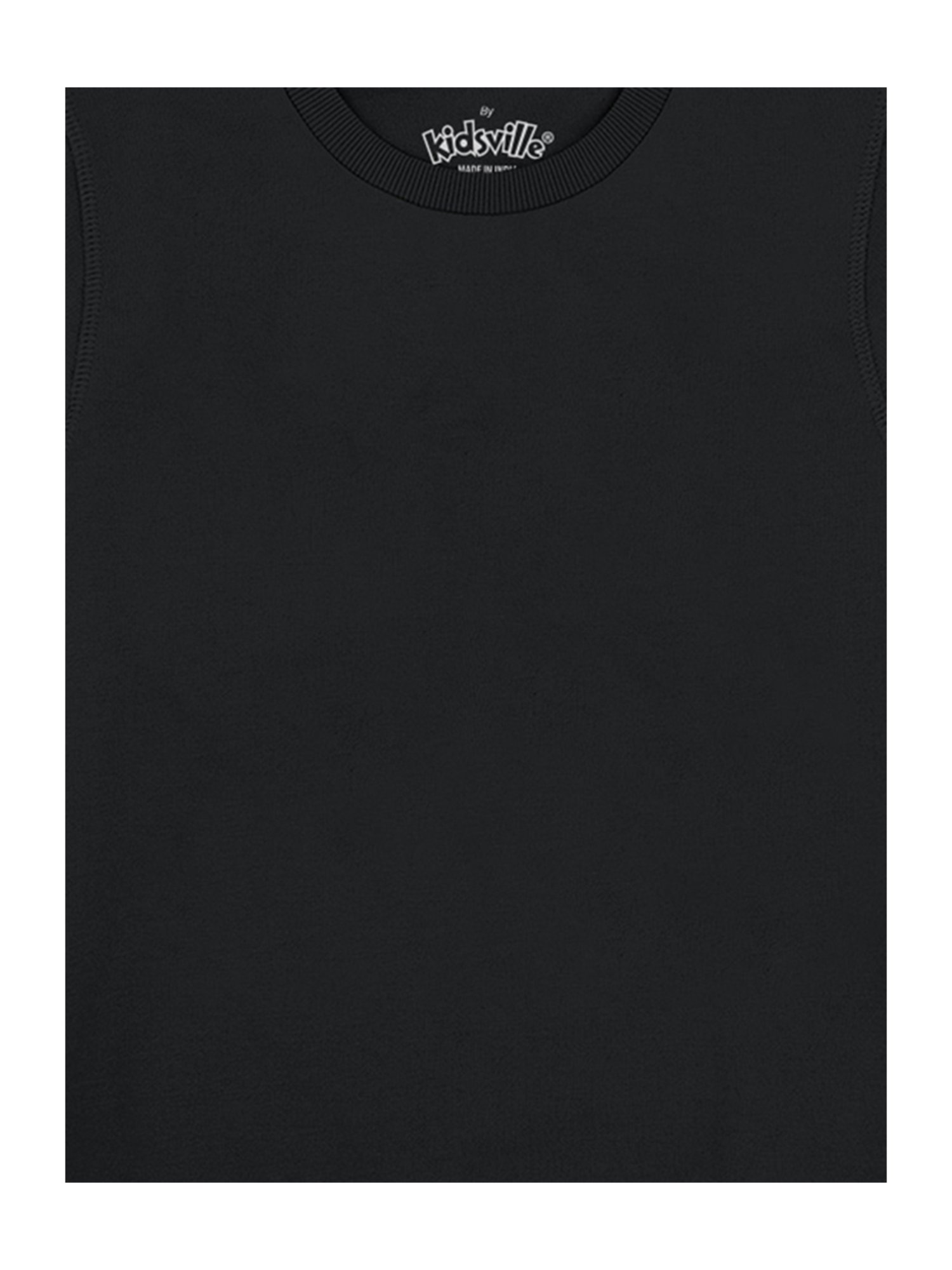 Kidsville Regular Fit Black Sweatshirt For Boys