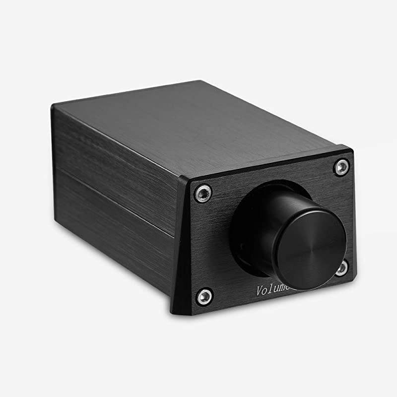 High Precision Passive Preamp Volume Controller VOL Control HiFi Preamplifier ALPS RCAHiFi Version Black