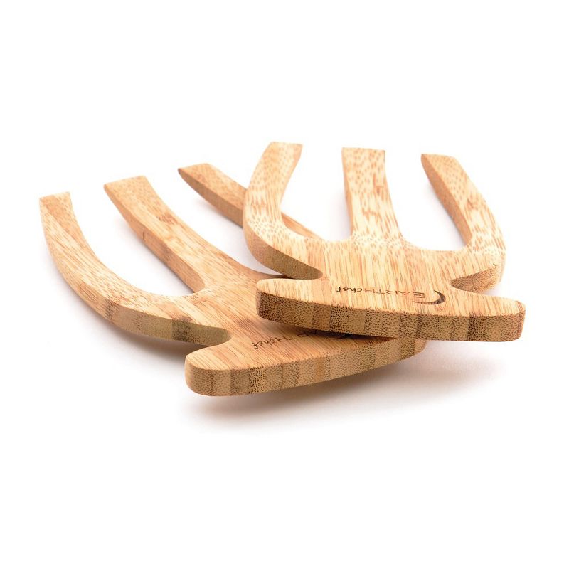 Lipper Bamboo Salad Hands With Knob Handles