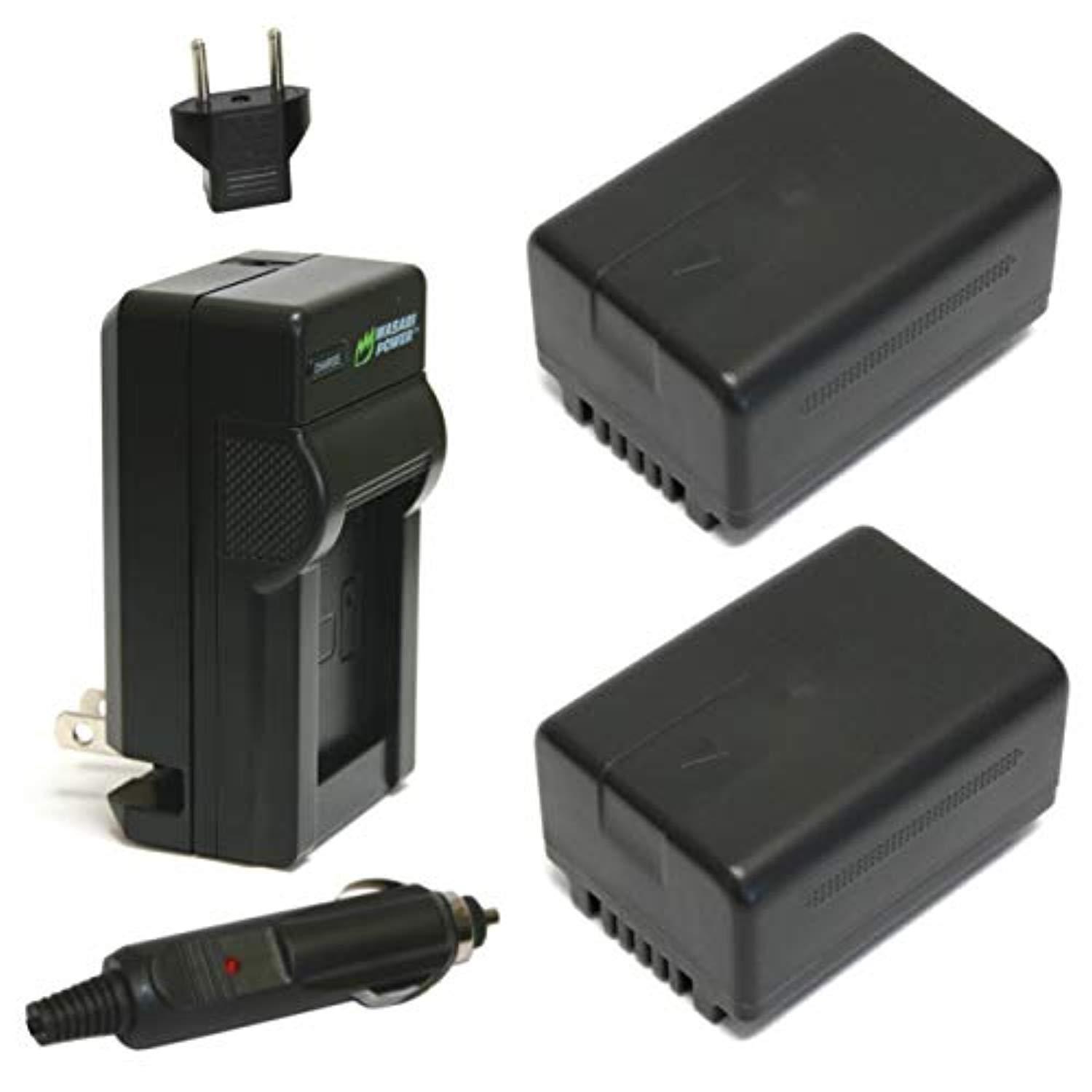 Wasabi Battery and Charger Kit for Panasonic VW-VBT190