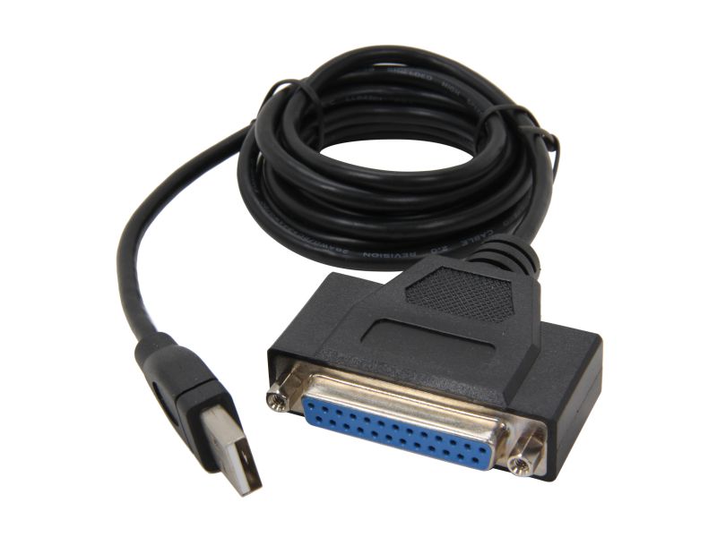 CABLES UNLIMITED Model USB-1475-06 USB to Parallel DB25 Female Printer Cable