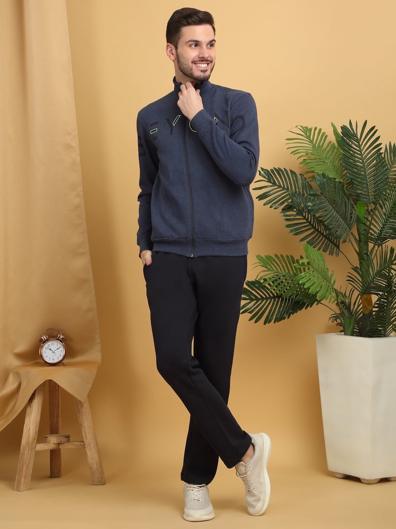 Sweet Dreams Navy & Black Regular Fit Tracksuit