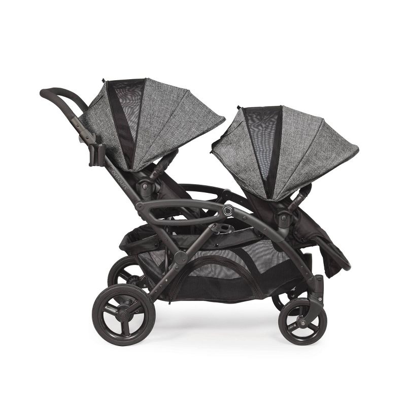 Contours Options Elite Tandem Double Stroller - Graphite