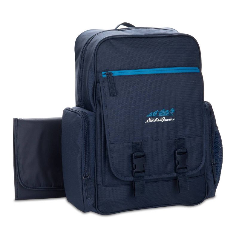 Eddie Bauer Harbor Back Pack Diaper Bag with Ultra Fresh Anti-Microbial Protection - Navy