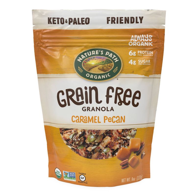 Nature's Path Grain Free Caramel Pecan Granola - 8oz