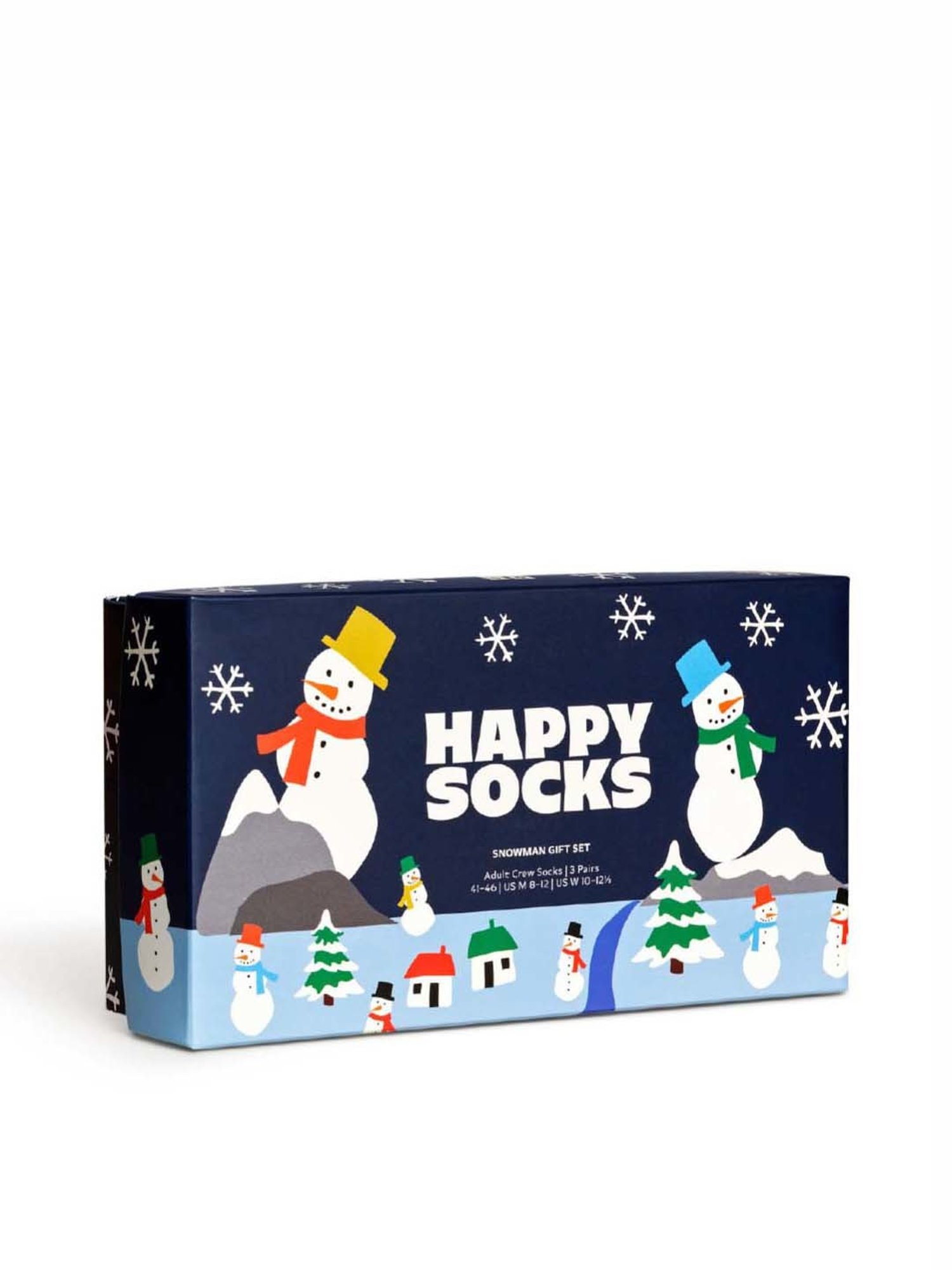 Happy Socks Snowman Multicolor Cotton Printed Socks (41-46) - Pack of 3