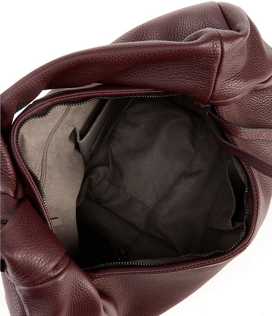 Calvin Klein Ivy Linen Python Hobo Bag