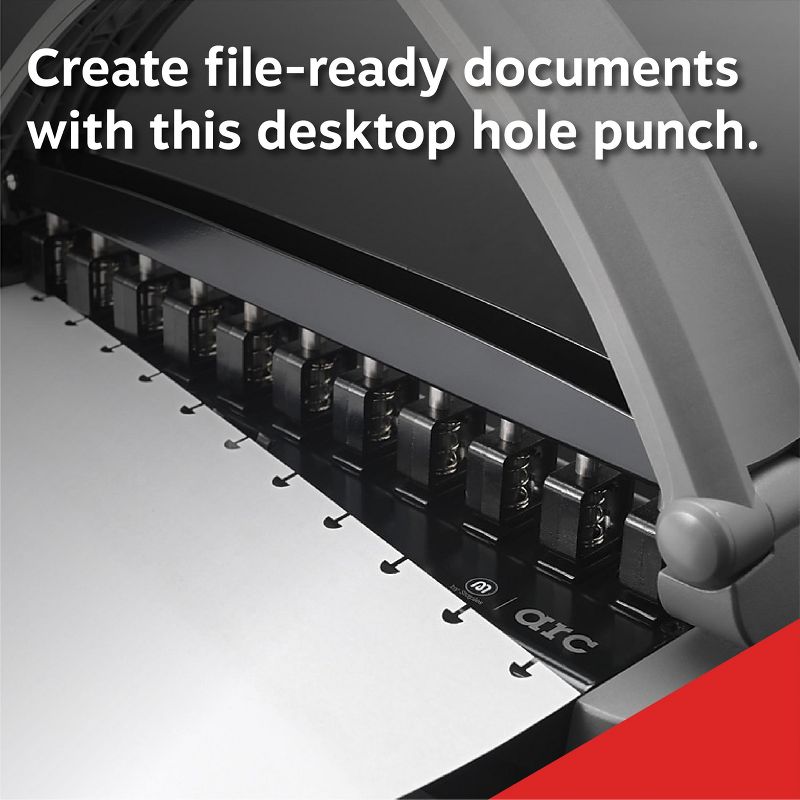 Staples Arc System Desktop Punch 8 Sheet Capacity 324688