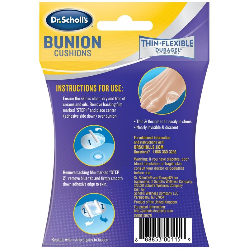 Dr. Scholl's Duragel Bunion Cushion - 5ct