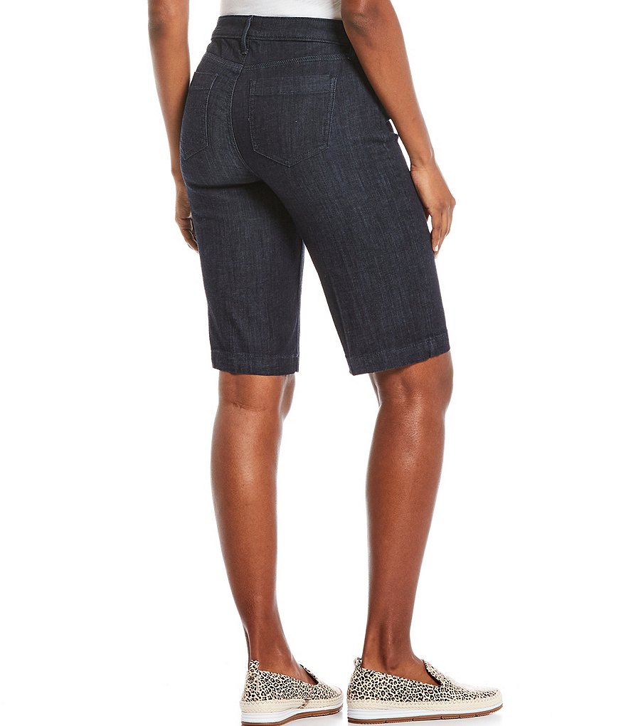 NYDJ Tailored 5-Pocket Mid Rise Bermuda Shorts
