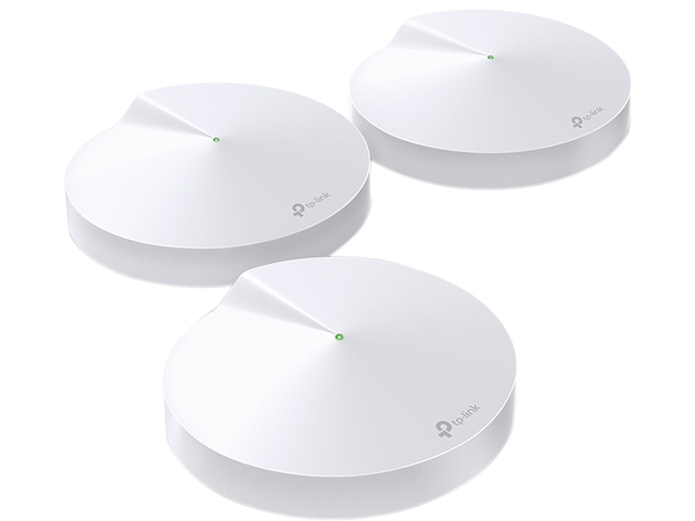 TP-Link Smart Hub & Whole Home Mesh Wi-Fi System - ZigBee and Bluetooth Smart Hub, Homecare Support, Seamless Roaming, Tri-Band Dynamic Backhaul, Compatible with Alexa Deco M9 Plus (3-Pack)