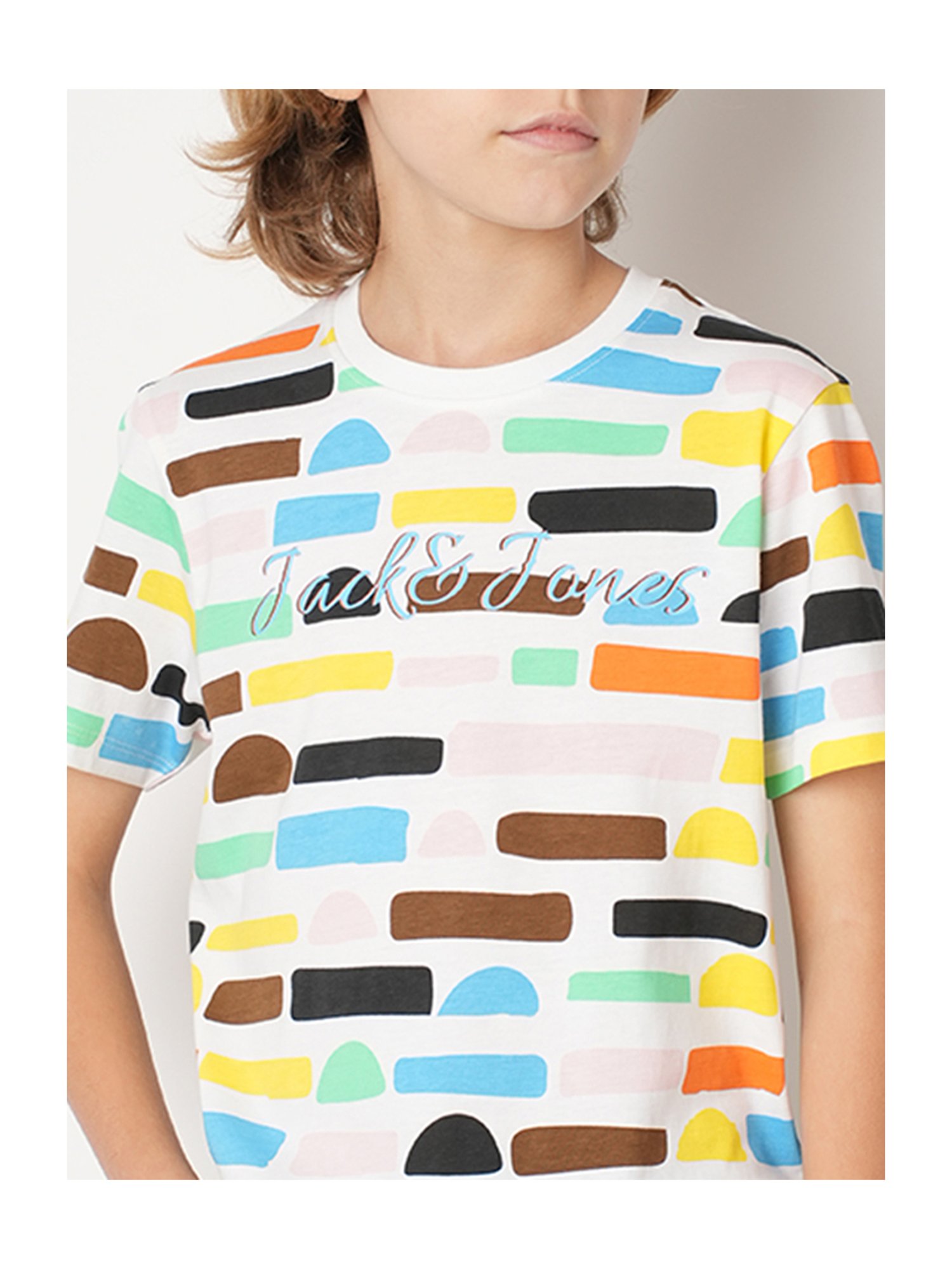 Jack & Jones Junior Multicolor Printed T-Shirt