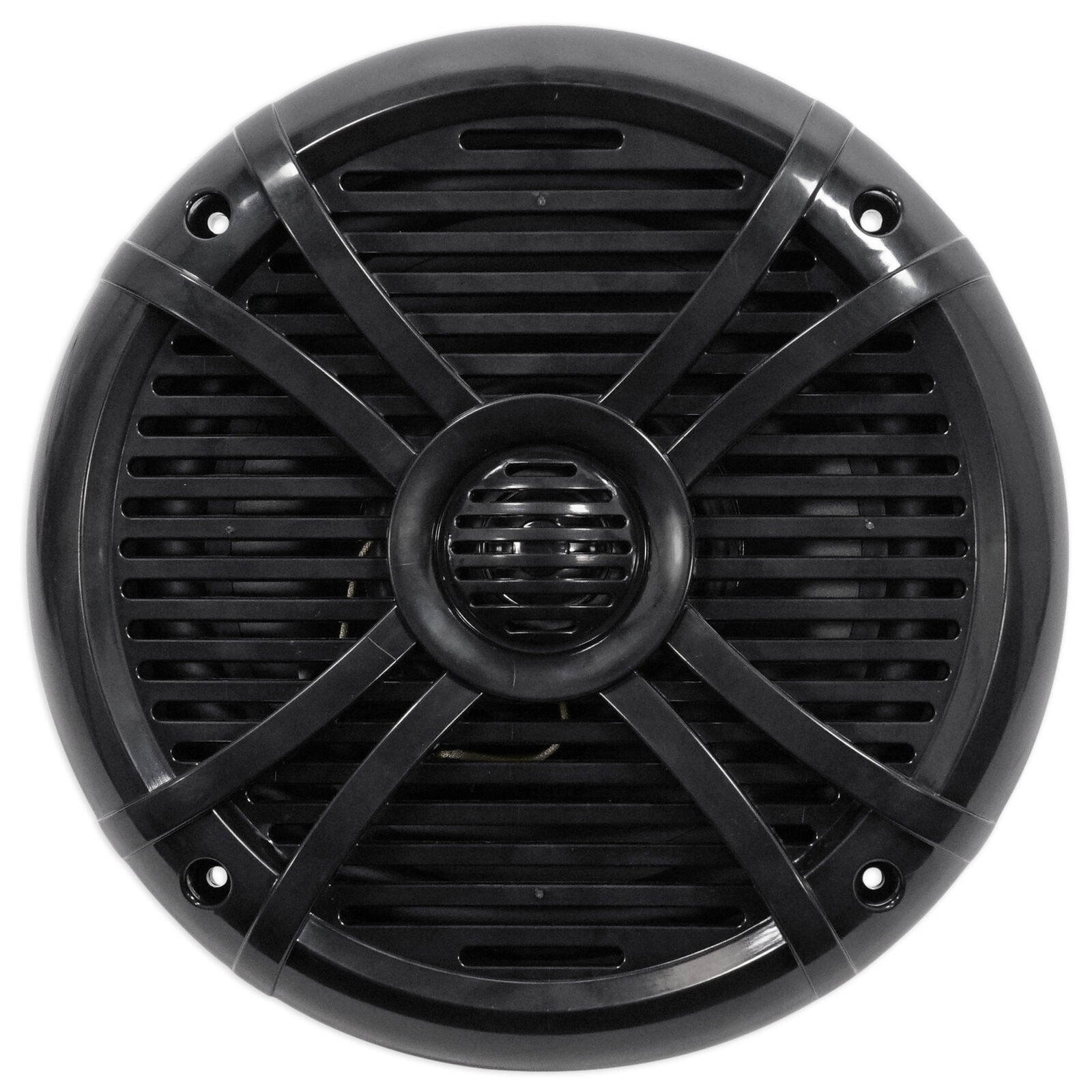 Pair   RMSTS80B 8" 1000w Waterproof Marine Boat Speakers 2-Way Black