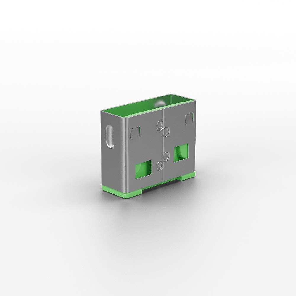 Lindy USB Port Blocker - Pack of 10 - Green 40461