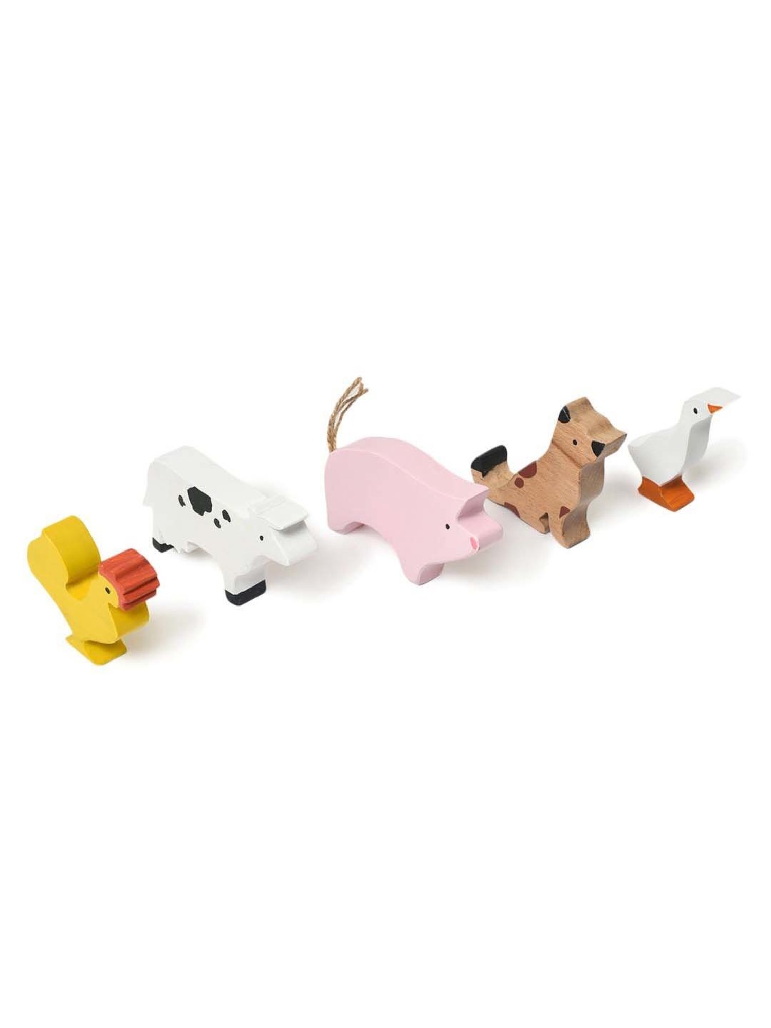 MiArcus Kids Multicolor Wooden Animal Toy Set