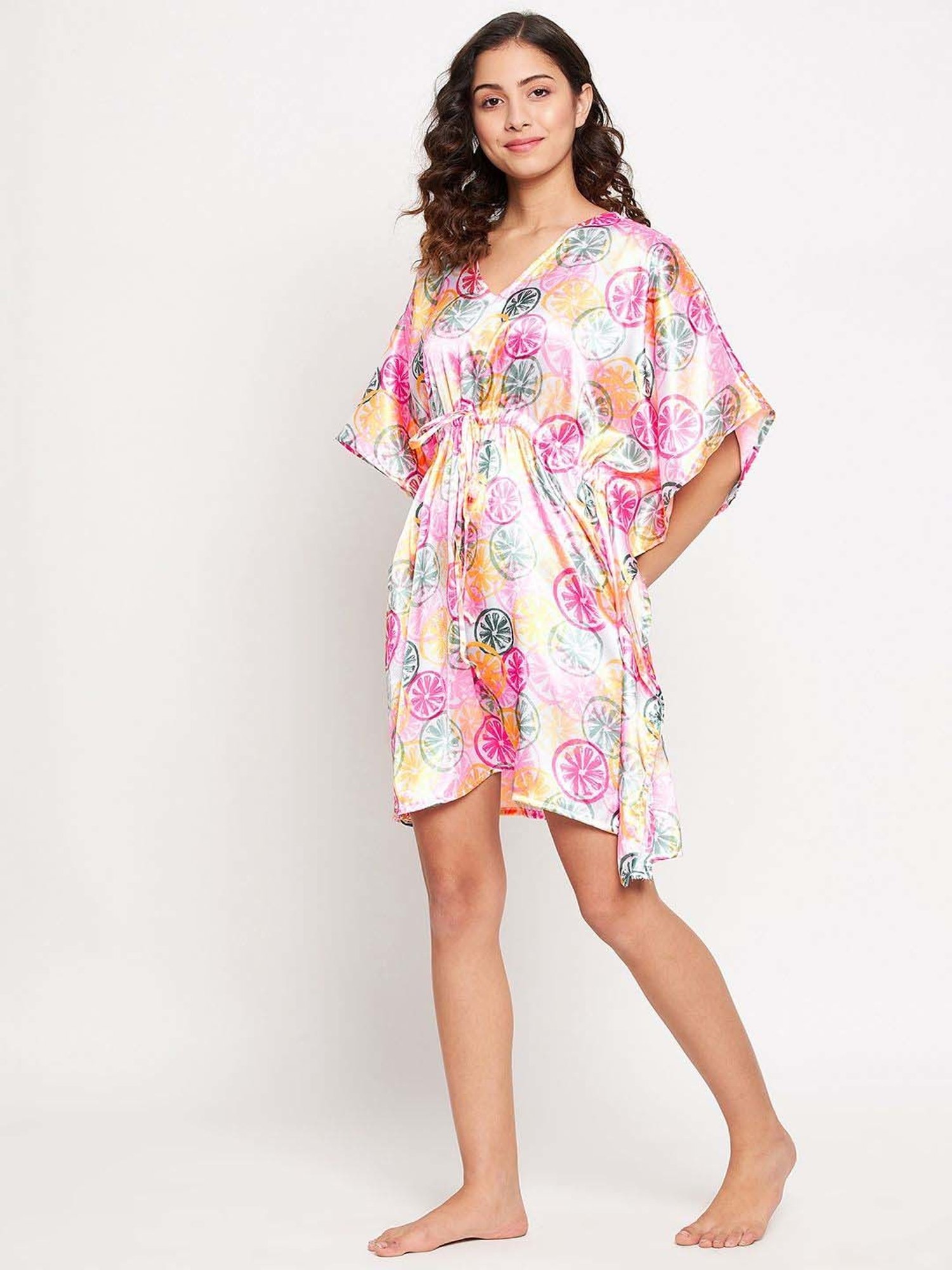 Secrets By ZeroKaata Multicolored Printed Kaftan - Pack Of 2