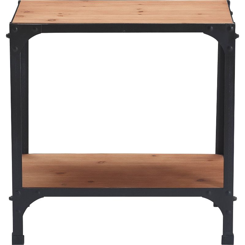 Overland Side Table Metal Brown/Black - Serta