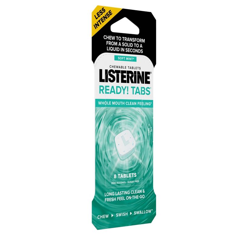 Listerine Ready Tabs Soft Mint - Trial Size - 8ct
