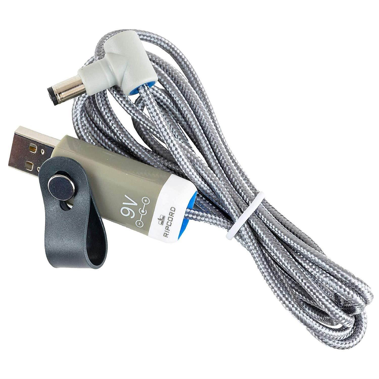 myVolts Ripcord - USB to 9V DC Power Cable Compatible with The Alesis DM6 USB Digital Drums