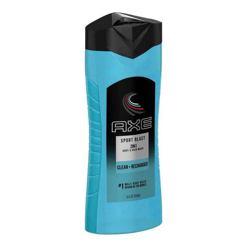 AXE Sport Blast Clean + Recharged 2-in-1 Body Wash Soap + Shampoo - 16 fl oz