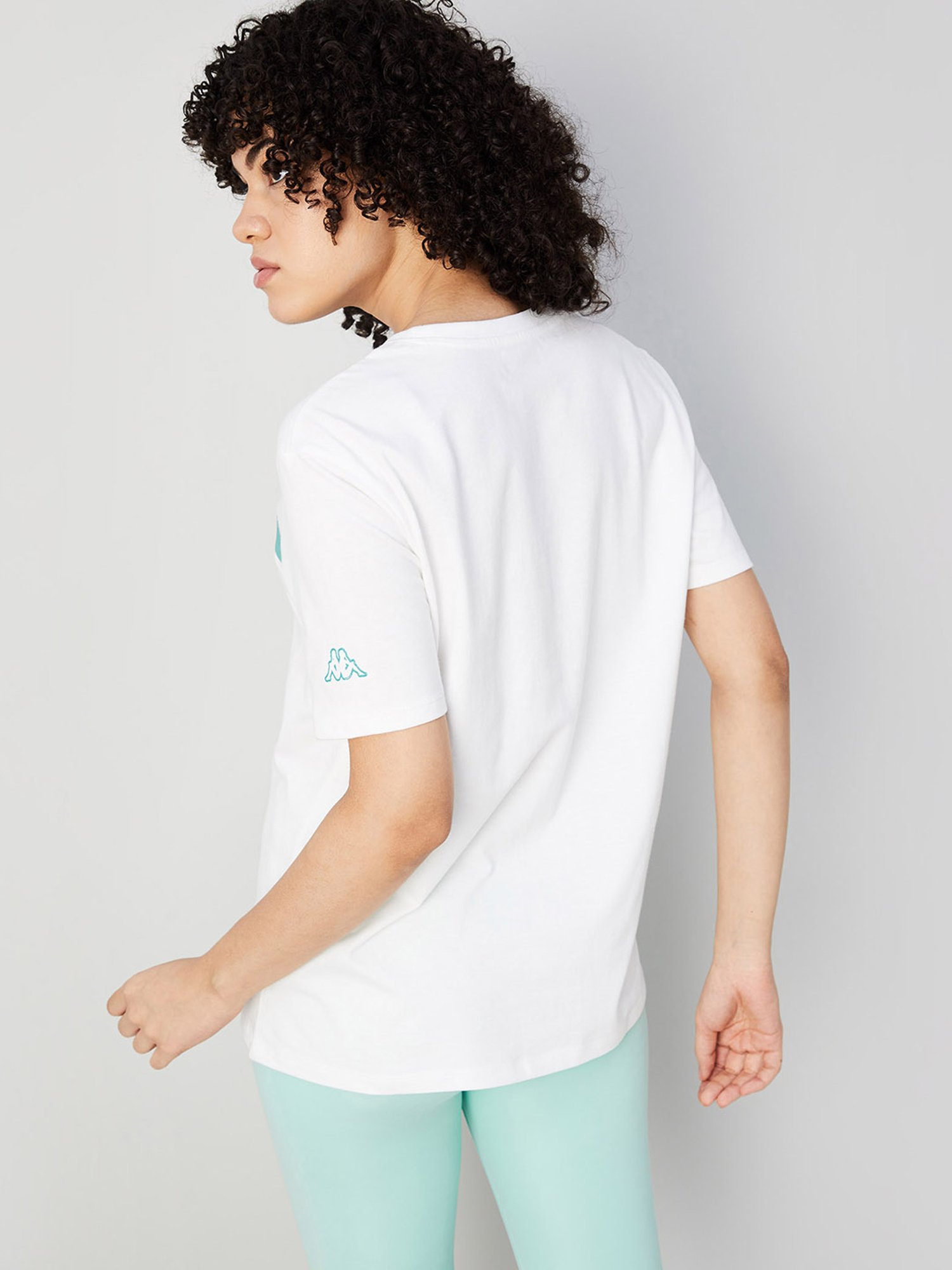 KAPPA White Graphic Print T-Shirt