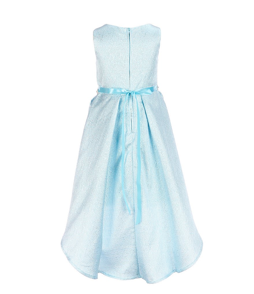 Rare Editions Little Girls 2T-6X Lurex-Jacquard Hi-Low Dress