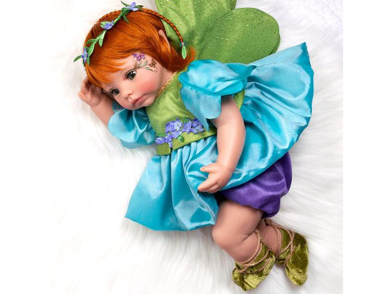 Paradise Galleries Reborn Fairy Doll - Pixie, 19 inch Toddler, GentleTouch Vinyl, 5-Piece Doll Gift Set