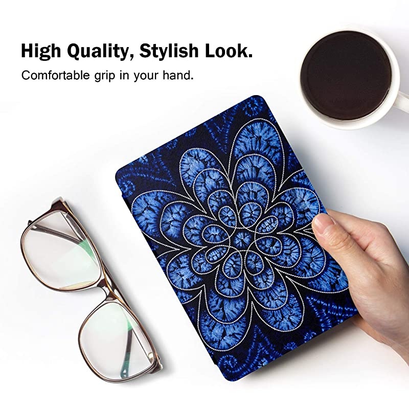 Case Fits AllNew Kindle 10th Generation 2019 Release Only Thinnest Protective Shell Cover with Auto WakeSleep Will Not Fit Kindle Paperwhite 10th Generation 2018 Rattan Flower Blossom