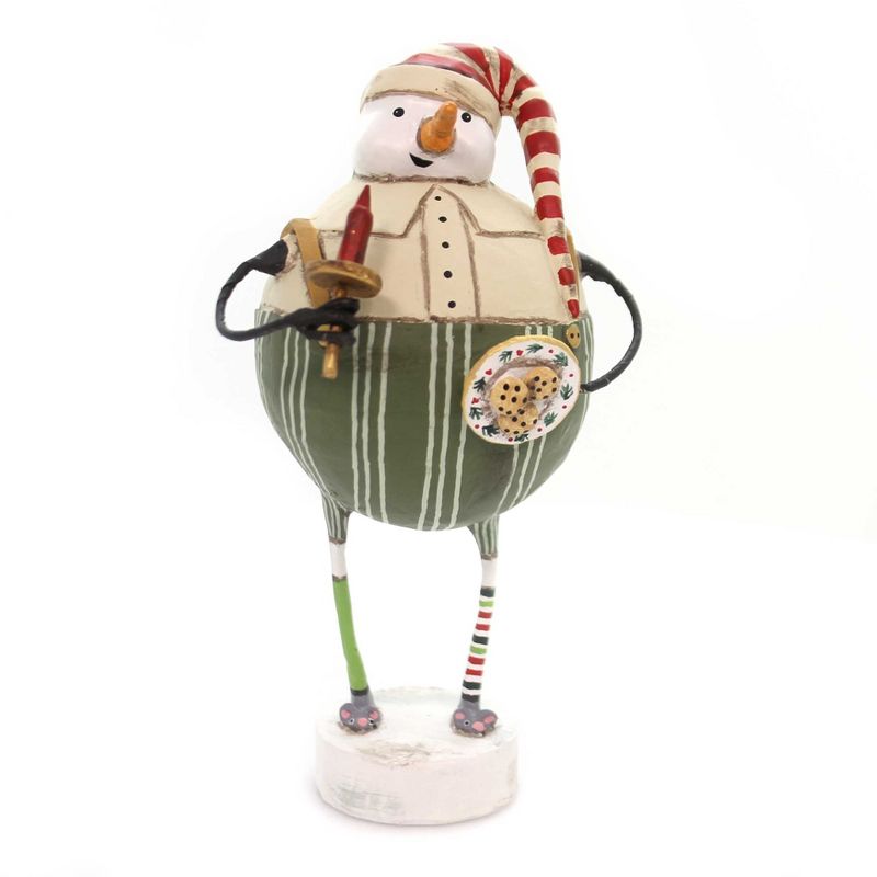 Lori Mitchell 6.75" Night Before Christmas Cookies For Santa Snowman  -  Decorative Figurines